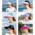  Ladies Large Brim Summer UV Protection Sun Visor Hat Golf Sport Caps  eb-87433605